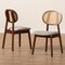 Baxton Studio Darrion Mid-Century Modern Grey Fabric and Walnut Brown Finished Wood 2-Piece Dining Chair Set 234-2PC-13291-ZORO - alternate 9